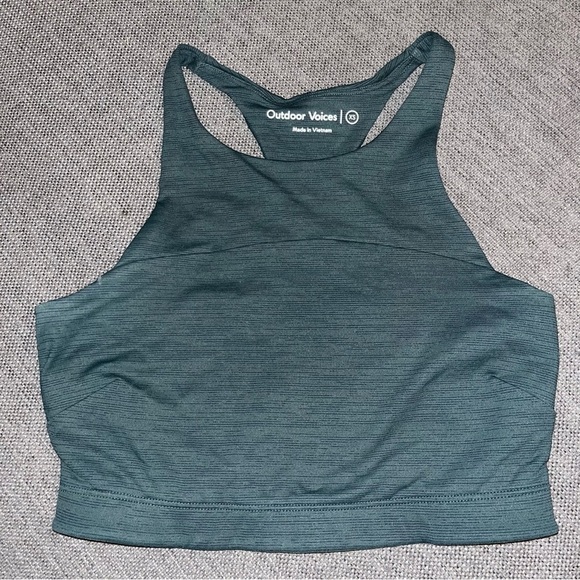 Outdoor Voices Other - Outdoor Voices sport bra green, size XS